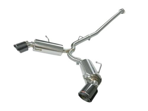 aFe Power - 49-36023-C | AFE Power Takeda 2-1/2 IN 304 Stainless Steel Cat-Back Exhaust System w/Carbon Fiber Tip (2012-2024 86 H4-2.0L)