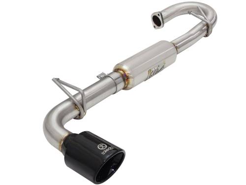 aFe Power - 49-36025-B | AFE Power Takeda 2-1/4 to 2-1/2 IN 304 SS Axle-Back Exhaust System w/Black Tip (2011-2016 tC L4-2.5L)