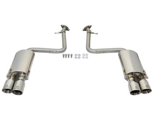 aFe Power - 49-36037-P | AFE Power Takeda 2 IN Stainless Steel Axle-Back Exhaust System w/Polished Tips (2018-2023 RC 300 L4-2.0L t)