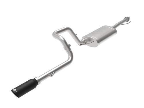 aFe Power - 49-36040-1B | AFE Power MACH Force-Xp 2-1/2 IN 304 Stainless Steel Cat-Back Exhaust System w/Black Tip (2010-2024 4Runner V6-4.0L)