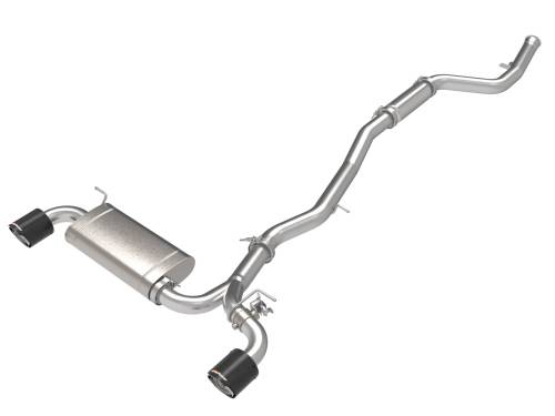 aFe Power - 49-36050-C | AFE Power Takeda 3 IN to 2-1/2 IN 304 Stainless Steel Cat-Back Exhaust System Carbon Fiber (2021-2024 GR Supra A90 L4-2.0L t)