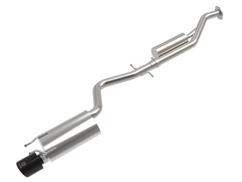 aFe Power - 49-36058-B | AFE Power Takeda 2-1/2 IN 304 Stainless Steel Cat-Back Exhaust System w/ Black Tip (2001-2005 IS300 L6-3.0L)