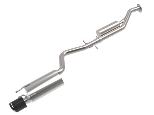 aFe Power - 49-36058-C | AFE Power Takeda 2-1/2 IN 304 Stainless Steel Cat-Back Exhaust System Carbon Fiber (2001-2005 IS300 L6-3.0L)