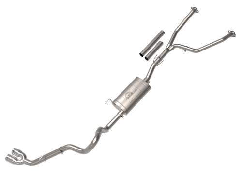 aFe Power - 49-36061-P | AFE Power Vulcan Series 2-1/2 IN to 3 IN Stainless Steel Cat-Back Exhaust System Polished (2022-2024 Tundra V6-3.4L tt)