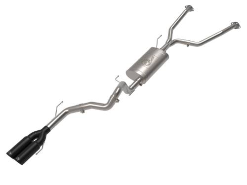 aFe Power - 49-36068-B | AFE Power Vulcan Series 2-1/2 IN to 3 IN Stainless Steel Cat-Back Exhaust w/Black Tip (2023-2024 Sequoia V6-3.4L tt)