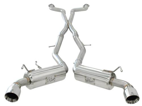 aFe Power - 49-36107 | AFE Power Takeda 2-1/2 IN 304 Stainless Steel Cat-Back Exhaust System (2009-2020 370Z V6-3.7L)