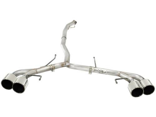 aFe Power - 49-36108-P | AFE Power Takeda 3 IN to 2-1/2 IN 304 Stainless Steel Cat-Back Exhaust System w/Polish Tip (2009-2024 GT-R R35 V6-3.8L tt)