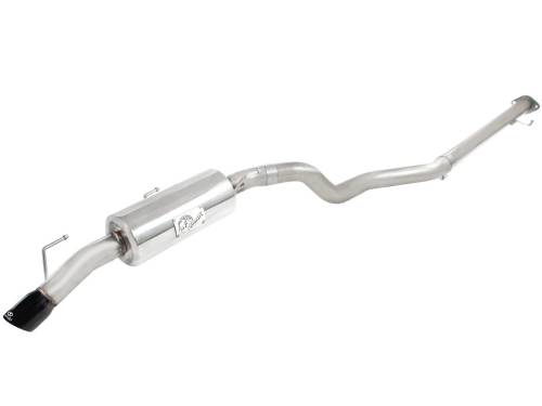 aFe Power - 49-36109-B | AFE Power Takeda 2-1/2 IN 304 Stainless Steel Cat-Back Exhaust System w/Black Tip (2011-2014 Juke L4-1.6Lt)