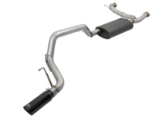 aFe Power - 49-36114-B | AFE Power MACH Force XP 3" Cat-Back 304 Stainless Steel Exhaust System w/Black Tip (2010-2019 Patrol Y62 V8-5.6L)