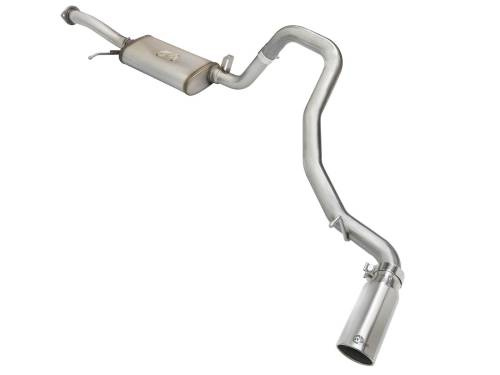 aFe Power - 49-36115-P | AFE Power MACH Force-Xp 2-1/2 IN 304 Stainless Steel Cat-Back Exhaust System w/Polished Tip (2001-2019 Patrol Y61 L6-4.8L)