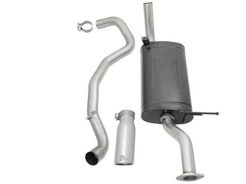 aFe Power - 49-36121-P | AFE Power MACH Force-Xp 304 Stainless Steel Cat-Back Exhaust System w/ Polished Tip (2001-2019 Patrol Y61 L6-4.8L)