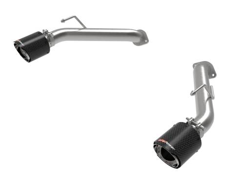 aFe Power - 49-36137-C | AFE Power Takeda 2-1/2 IN 304 Stainless Steel Axle-Back Exhaust System w/ Carbon Fiber Tip (2023-2024 Z V6-3.0L tt)