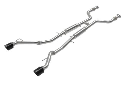 aFe Power - 49-36138-B | AFE Power Takeda 2-1/2 IN 304 Stainless Steel Cat-Back Exhaust System w/ Black Tips (2023-2024 Z V6-3.0L tt)