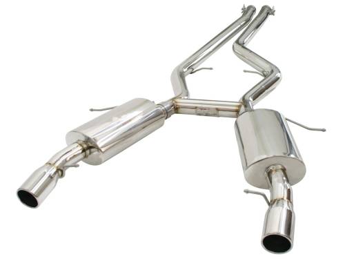 aFe Power - 49-36301 | AFE Power MACH Force-Xp 2-3/4 IN 304 Stainless Steel Cat-Back Exhaust System (2007-2010 335i E90/92/93 L6-3.0L t)