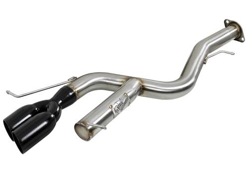 aFe Power - 49-36302-B | AFE Power MACH Force-Xp 3 IN 304 Stainless Steel Axle-Back Exhaust System w/Black Tip (2008-2013 135i E82/E88 L6-3.0L t)