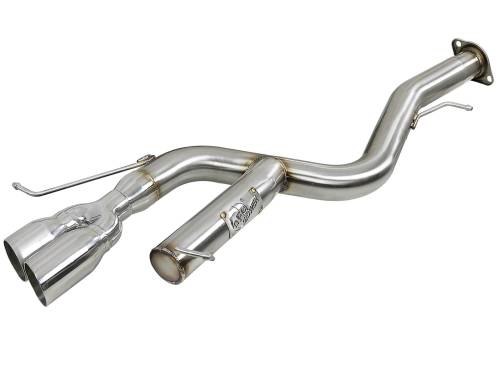 aFe Power - 49-36302-P | AFE Power MACH Force-Xp 3 IN 304 Stainless Steel Axle-Back Exhaust System w/Polished Tip (2008-2013 135i E82/E88 L6-3.0L t)