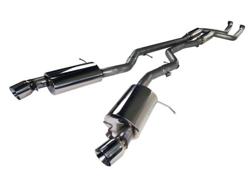 aFe Power - 49-36306 | AFE Power MACH Force-Xp 2-3/4 IN 304 Stainless Steel Cat-Back Exhaust System (2011-2012 335i E90/92 L6-3.0L t)