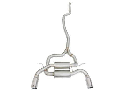 aFe Power - 49-36326-P | AFE Power MACH Force-Xp 2-1/2 IN 304 Stainless Steel Cat-Back Exhaust System w/Polished Tip (2012-2015 335i F30 L6-3.0L t)