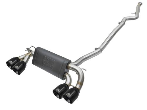 aFe Power - 49-36330-1B | AFE Power MACH Force-Xp Cat-Back Exhaust 3 to 2-1/2 IN 304 S/S w/ Black Tips (2016-2018 M2 F87 L6-3.0L t)