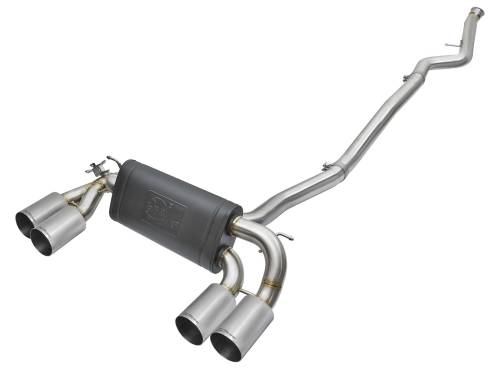 aFe Power - 49-36330-1P | AFE Power MACH Force-Xp Cat-Back Exhaust 3 to 2-1/2 IN 304 S/S w/ Polished Tips (2016-2018 M2 F87 L6-3.0L t)