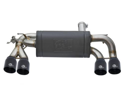 aFe Power - 49-36333-B | AFE Power MACH Force-Xp 3 to 2-1/2 IN Stainless Steel Axle-Back Exhaust System w/Black Tip (2016-2018 M2 F87 L6-3.0L t)