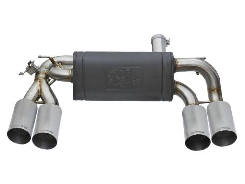 aFe Power - 49-36333-P | AFE Power MACH Force-Xp 3 to 2-1/2 IN 304 Stainless Steel Axle-Back Exhaust w/Polished Tip (2016-2018 M2 F87 L6-3.0L t)