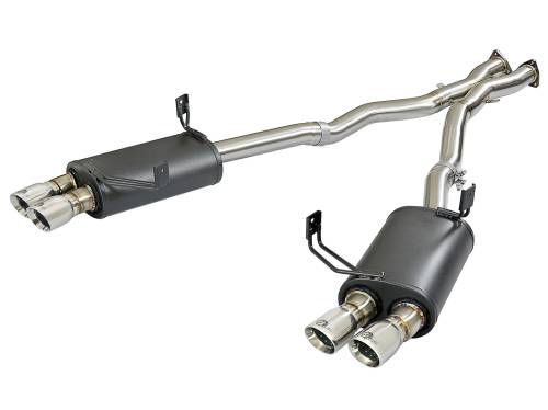 aFe Power - 49-36339-P | AFE Power MACH Force-Xp 2-1/2 in 304 Stainless Steel Cat-Back Exhaust w/Polished Tips (2006-2008 Z4 M E85 L6-3.2L)