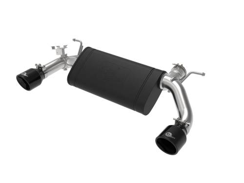 aFe Power - 49-36348-B | AFE Power MACH Force-XP 3 IN to 2-1/2 IN 304 Stainless Steel Axle-Back Exhaust Black (2014-2016 M235i F22/23 L4-2.0L t)