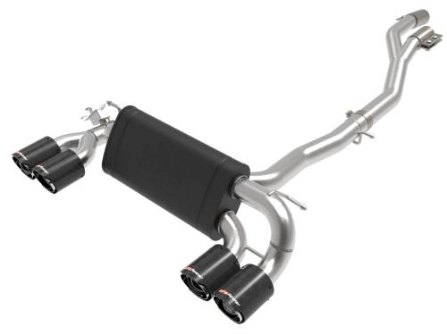 aFe Power - 49-36350-C | AFE Power MACH Force-Xp 3 to 2-1/2 IN Stainless Steel Cat-Back Exhaust System (2019-2021 M2 F87 L6-3.0L tt)