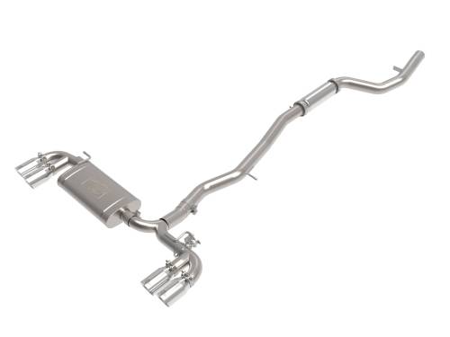 aFe Power - 49-36352-P | AFE Power MACH Force-Xp 3 IN to 2-1/2 IN Stainless Steel Cat-Back Exhaust System Polished (2019-2024 Z4 M40i G29 L6-3.0L t)