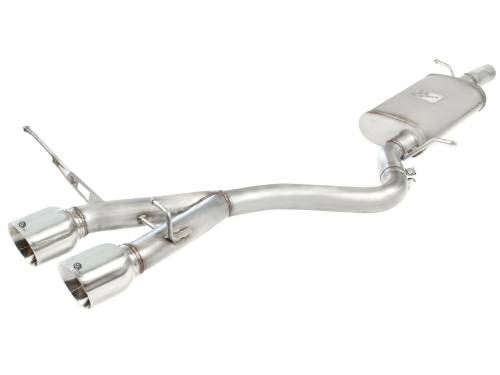 aFe Power - 49-36408-P | AFE Power MACH Force-Xp 2-1/2 in 304 Stainless Steel Cat-Back Exhaust w/Polished Tip (2008-2008 R32 MKV V6-3.2L)