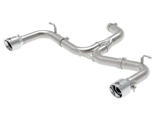 aFe Power - 49-36417-P | AFE Power MACH Force-Xp 3 IN to 2-1/2 IN Stainless Steel Axle-Back Exhaust System Polished (2015-2017 GTI MKVII L4-2.0L t)