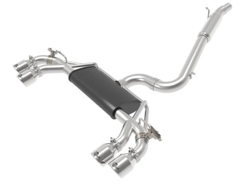 aFe Power - 49-36430-P | AFE Power MACH Force-Xp 3 IN to 2-1/2 IN Stainless Steel Cat-Back Exhaust System Polished (2015-2019 Golf R MKVII L4-2.0L t)