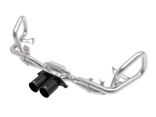 aFe Power - 49-36450-B | AFE Power MACH Force-Xp 2-1/2 IN 304 Stainless Steel Cat-Back Exhaust w/Black Tips (2014-2019 911 GT3 H6-3.8/4.0L)