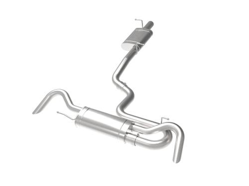 aFe Power - 49-36452 | AFE Power MACH Force-Xp 3 IN to 2-1/2 IN 304 SS Cat-Back Hi-Tuck Exhaust System (2018-2023 Atlas L4-2.0L/V6-3.6L)