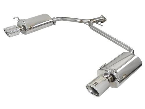 aFe Power - 49-36604 | AFE Power Takeda 1-3/4 IN to 2-1/4 IN 304 Stainless Steel Axle-Back Exhaust w/ Polish Tips (2013-2016 Accord L4-2.4L)