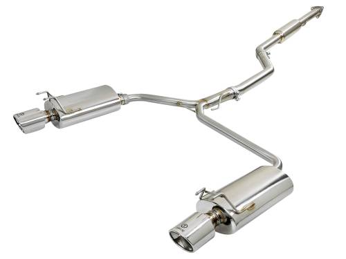 aFe Power - 49-36605 | AFE Power Takeda 2-1/2 IN to 1-3/4 IN 304 Stainless Steel Cat-Back Exhaust w/ Polish Tips (2013-2017 Accord L4-2.4L)