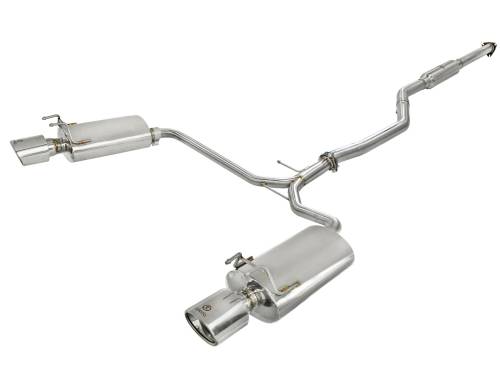 aFe Power - 49-36609 | AFE Power Takeda 2-1/2 IN to 1-3/4 IN 304 Stainless Steel Cat-Back Exhaust System (2013-2016 Accord)