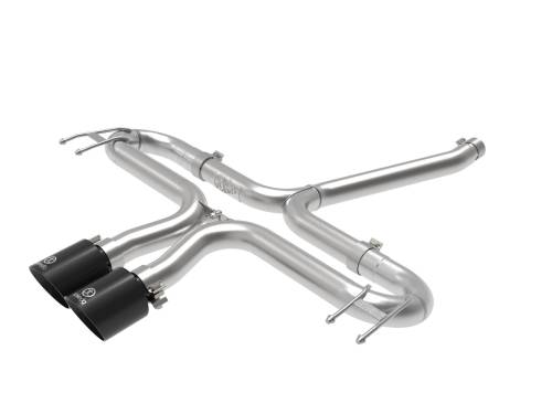 aFe Power - 49-36625-B | AFE Power Takeda 2-1/2 IN 304 Stainless Steel Axle-Back Exhaust System w/ Black Tips (2017-2021 Civic Sport L4-1.5L t)