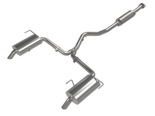 aFe Power - 49-36805 | AFE Power Takeda 2-1/2 IN to 2-1/4 IN 304 Stainless Steel Cat-Back Exhaust System (2020-2024 Outback H4-2.4L t)