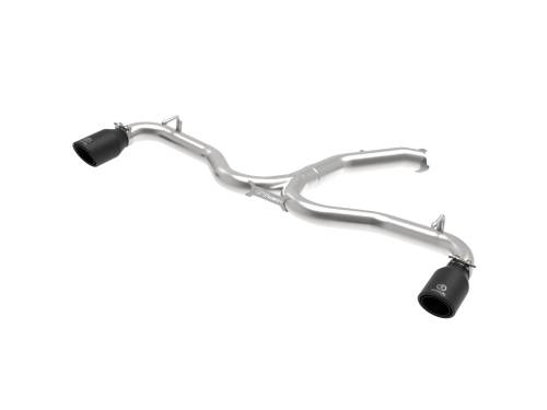 aFe Power - 49-37002-1B | AFE Power Takeda 3 IN to 2-1/2 IN 304 Stainless Steel Axle-Back Exhaust w/ Black Tip (2018-2020 Elantra GT L4-1.6L t)