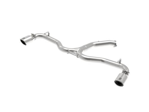 aFe Power - 49-37002-1P | AFE Power Takeda 3 IN to 2-1/2 IN 304 Stainless Steel Axle-Back Exhaust w/ Polished Tip (2018-2020 Elantra GT L4-1.6L t)