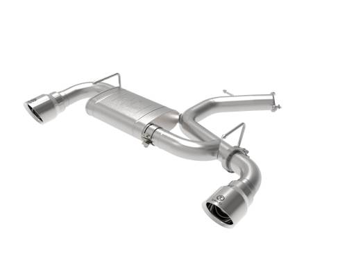 aFe Power - 49-37009-P | AFE Power Takeda-ST 3 IN 304 Stainless Steel Axle-Back Exhaust System w/ Polished Tips (2019-2020 Veloster N L4-2.0L t)