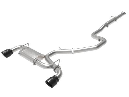 aFe Power - 49-37010-B | AFE Power Takeda-ST 3 IN 304 Stainless Steel Cat-Back Exhaust System w/ Black Tips (2019-2020 Veloster N L4-2.0L t)