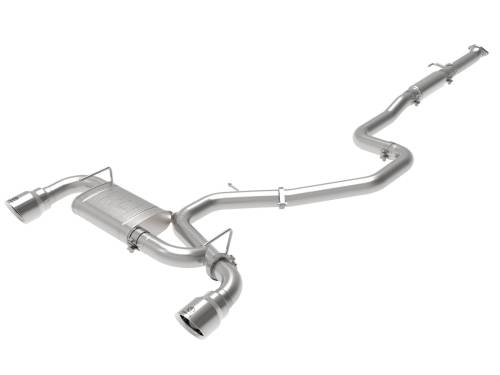 aFe Power - 49-37010-P | AFE Power Takeda-ST 3 IN 304 Stainless Steel Cat-Back Exhaust System w/ Polished Tips (2019-2020 Veloster N L4-2.0L t)