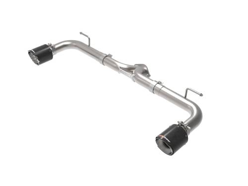 aFe Power - 49-37014-C | AFE Power Takeda 2-1/2 IN 304 Stainless Steel Axle-Back Exhaust System w/ Carbon Fiber Tip (2014-2018 3 L4-2.0/2.5L)