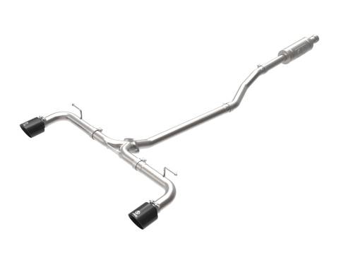 aFe Power - 49-37015-B | AFE Power Takeda 2-1/2 IN 304 Stainless Steel Cat-Back Exhaust System w/ Black Tips (2014-2018 3 L4-2.0/2.5L)