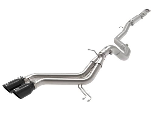 aFe Power - 49-37018-B | AFE Power Takeda 2-1/2 IN to 3 IN 304 Stainless Steel Cat-Back Exhaust w/ Black Tips (2013-2017 Veloster L4-1.6L t)