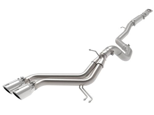 aFe Power - 49-37018-P | AFE Power Takeda 2-1/2 IN to 3 IN 304 Stainless Steel Cat-Back Exhaust w/ Polished Tips (2013-2017 Veloster L4-1.6L t)