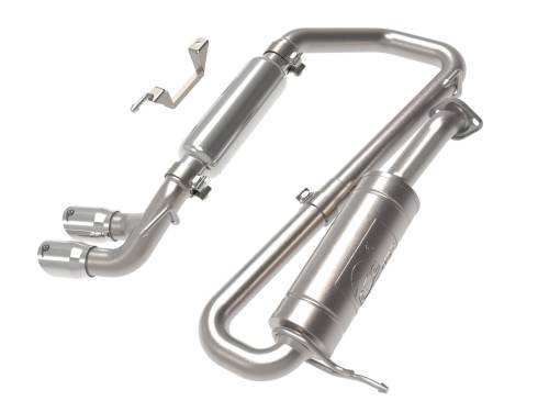 aFe Power - 49-37020-P | AFE Power Takeda 2-1/4 IN 304 Stainless Steel Cat-Back Exhaust w/ Polished Tip (2018-2021 Jimny L4-1.5L)